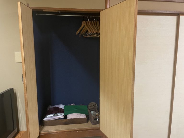 クローゼット開けた状態