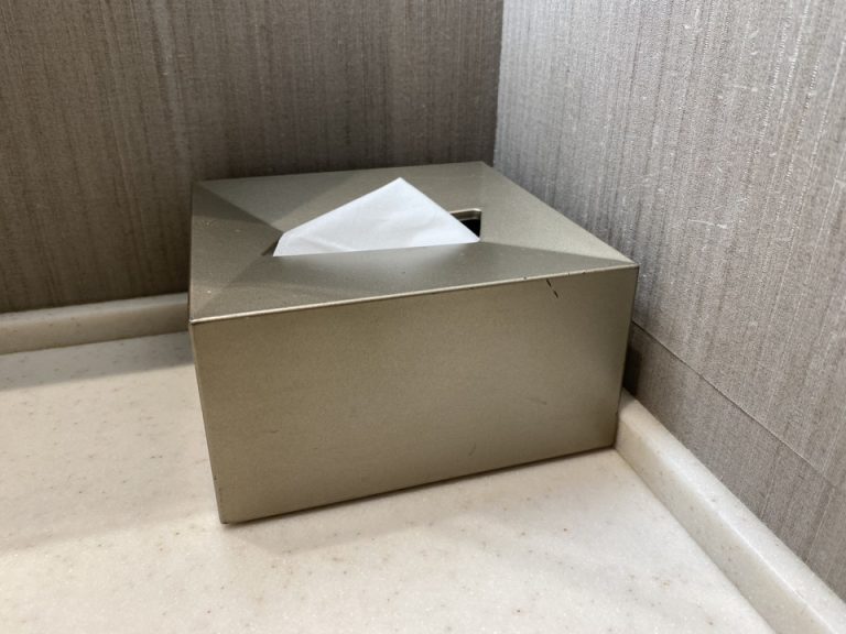 洗面台ティッシュ