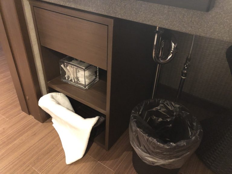 洗面台下部とアメニティ2