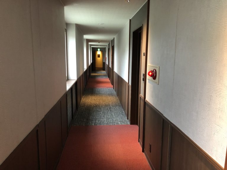 客室入口付近廊下