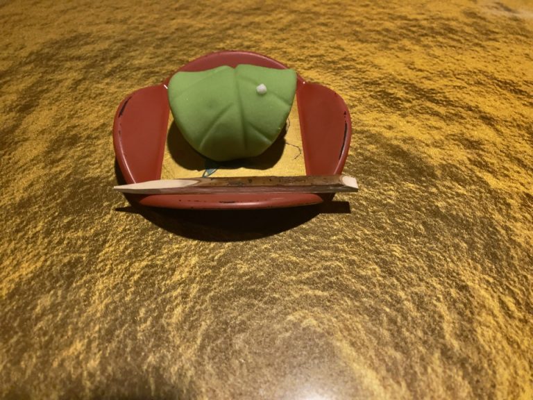 デザートの和菓子
