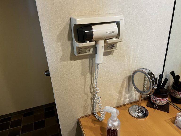 洗面台備え付けドライヤー