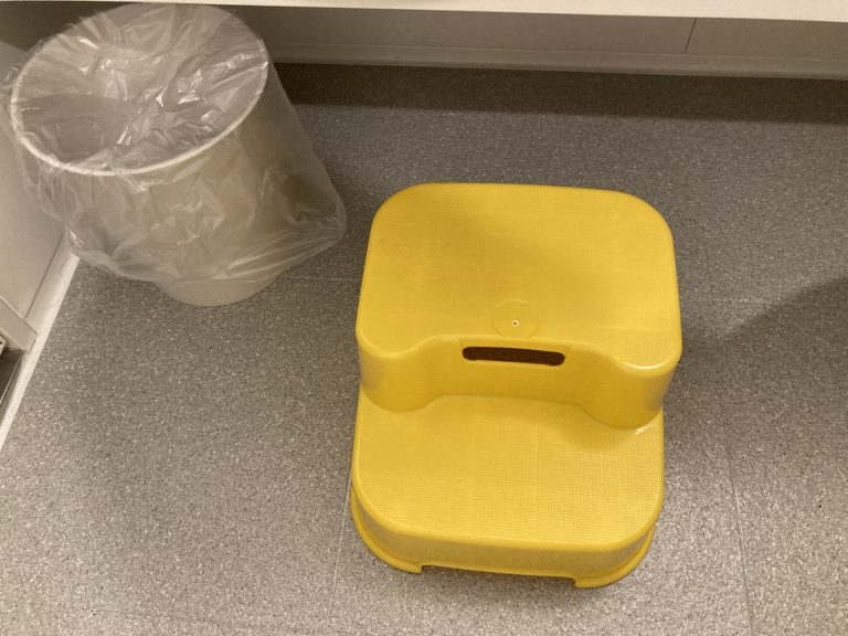 子供用の台もありました