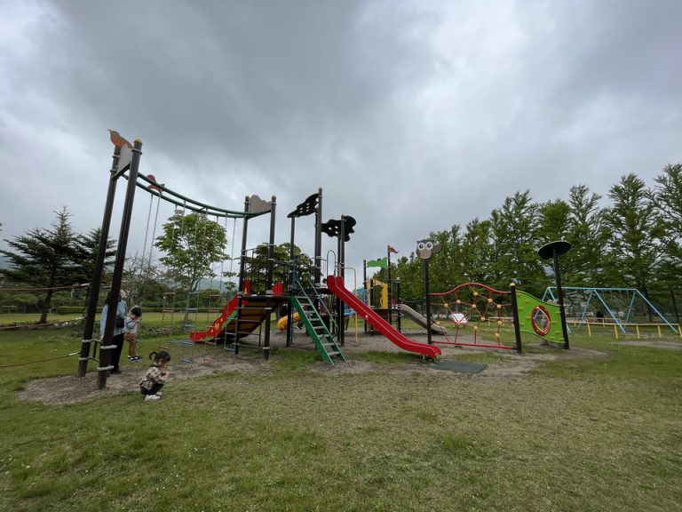 軽井沢駅近くの公園