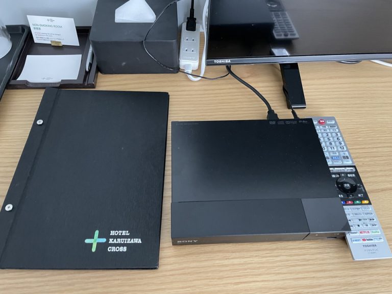 注意書き、DVDプレーヤー(¥500_日)