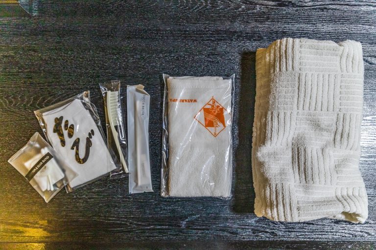 アメニティーには持ち帰りOKの足袋まで