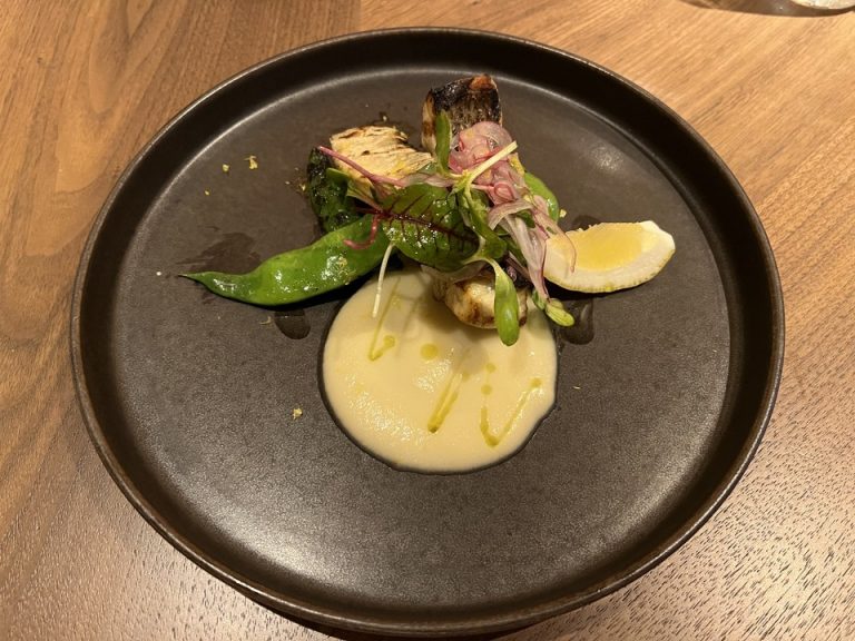 鮮魚の薪グリル