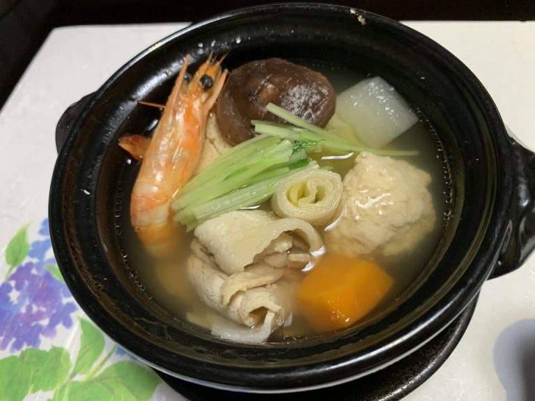 飛魚出汁の寄せ鍋