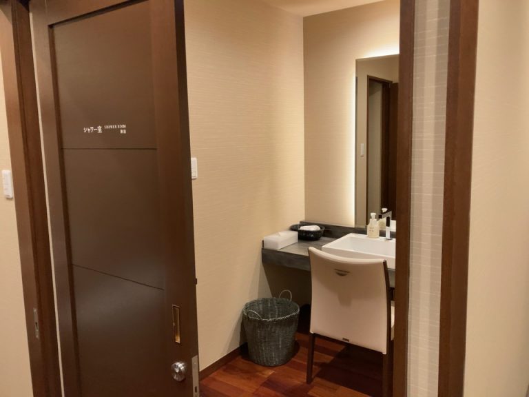 フィットネスジム内のシャワールーム