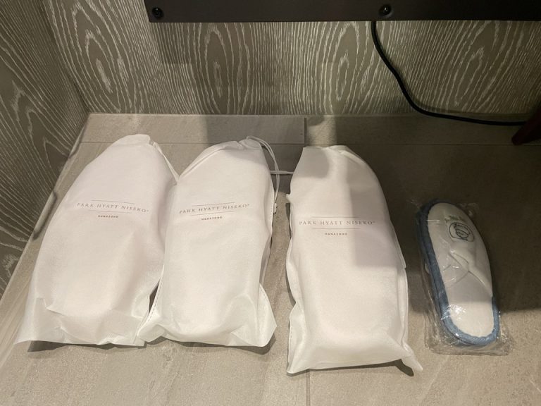 入り口付近クローゼットにあったスリッパ