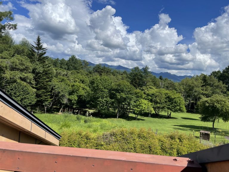 2階テラスからの景色