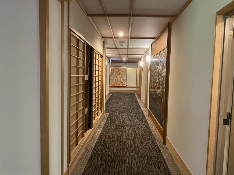 客室入口付近廊下
