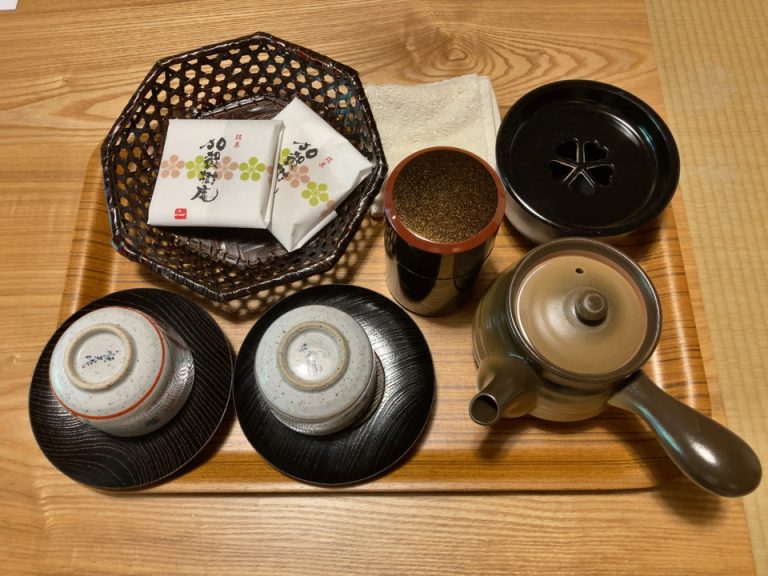 お茶とお茶請けセット