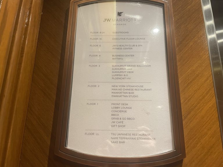 エレベーター案内