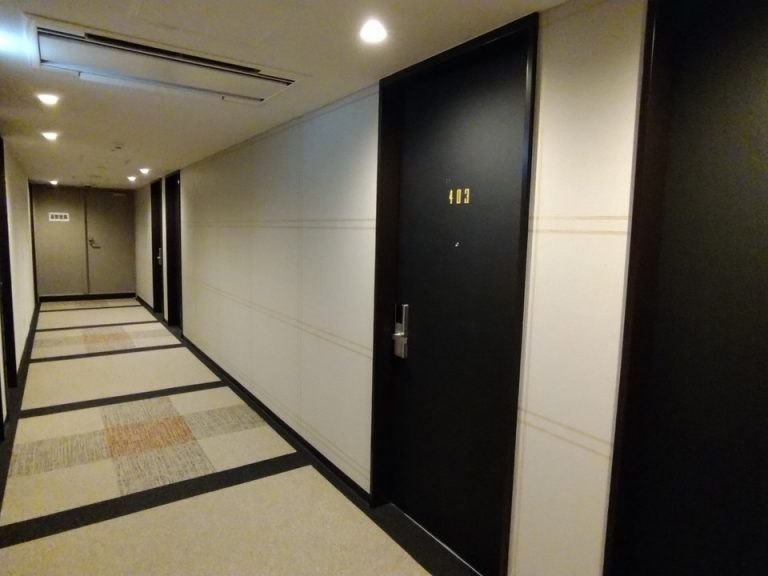 客室入口付近廊下