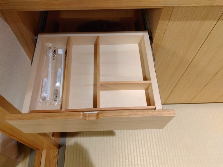 部屋のアメニティ