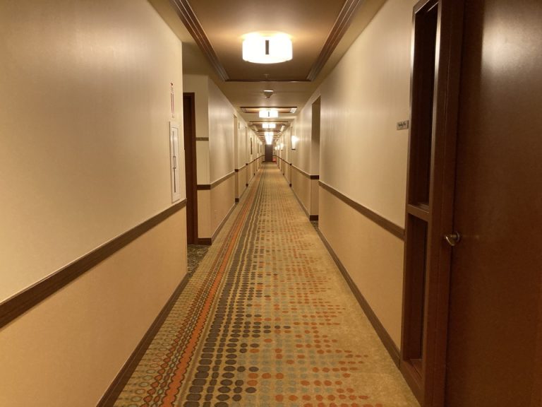 客室階廊下全体