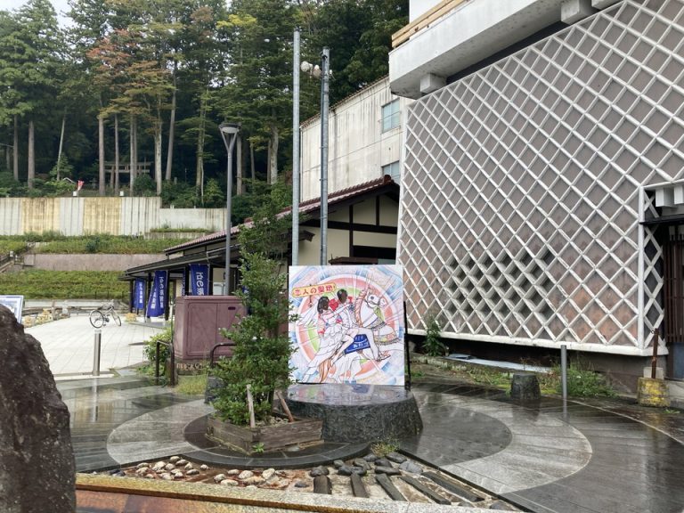 恋人の聖地の写真パネル