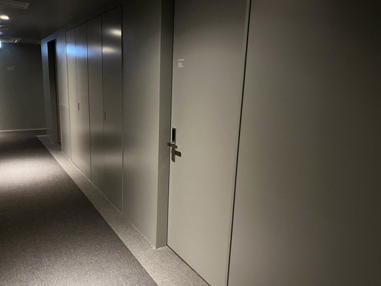 客室入口付近廊下