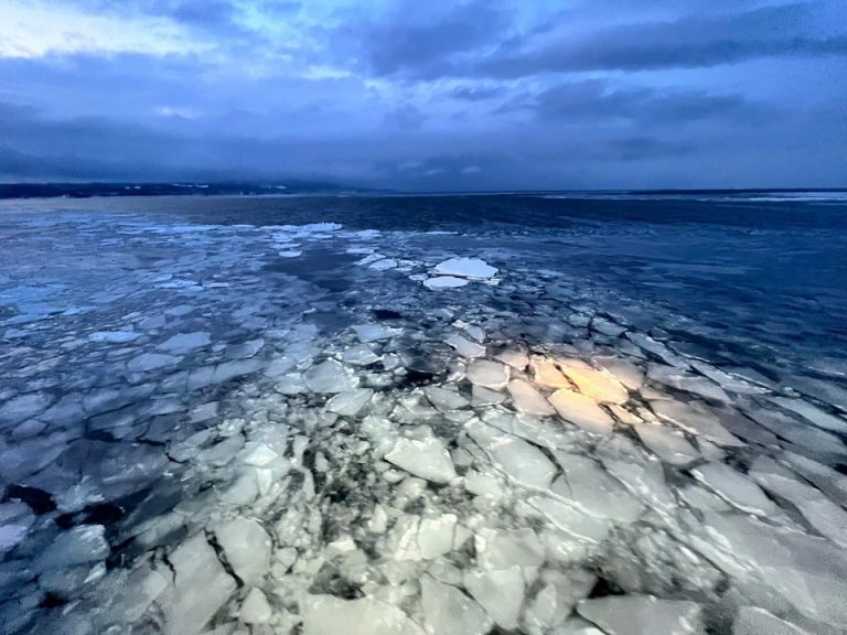 観光スポット流氷クルーズ