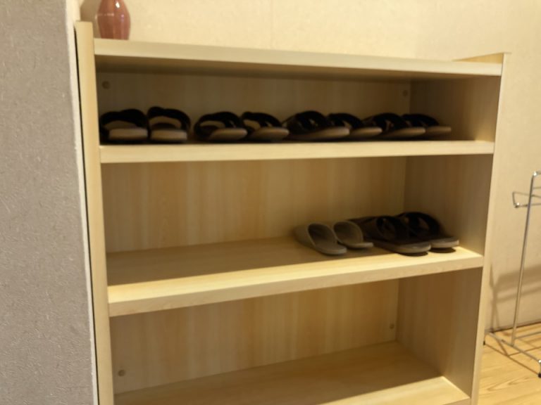 靴箱は広々とした造り
