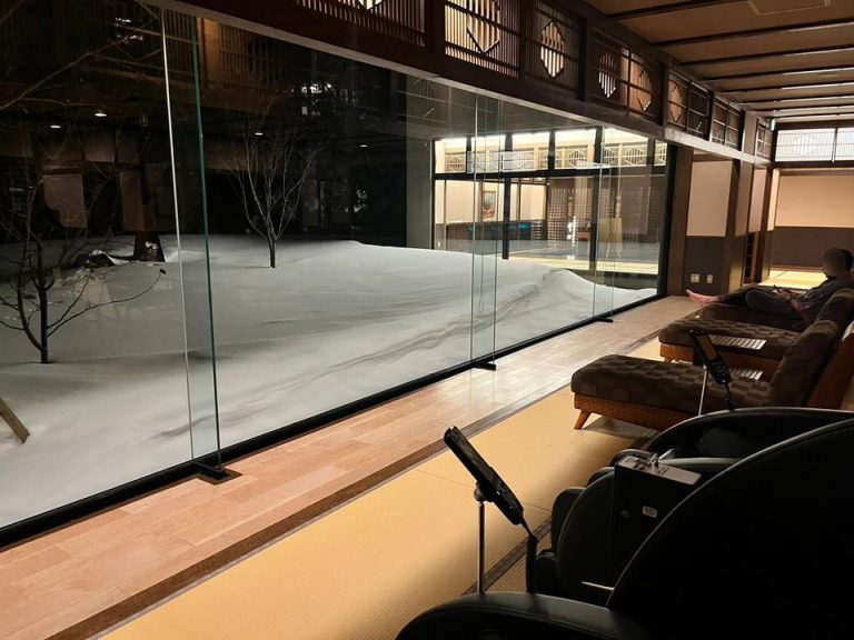 湯上り処からの景色