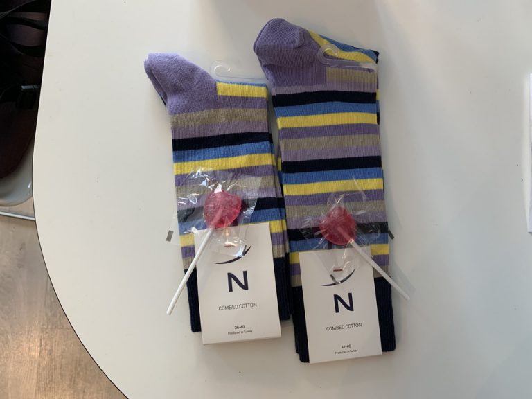 プレゼントの靴下