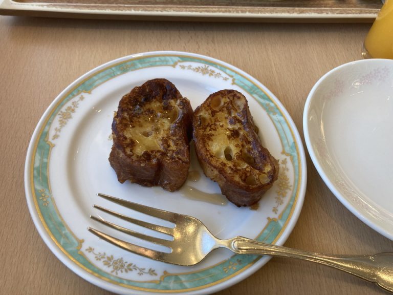 ライブキッチンのフレンチトーストはおいしかったです