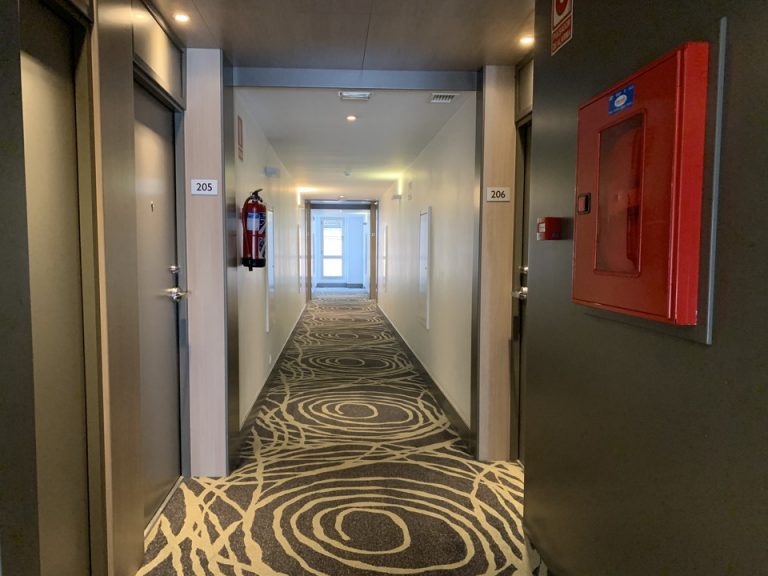 客室入り口付近廊下2