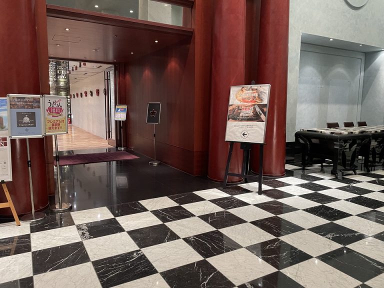 朝食会場(レストラン)入り口