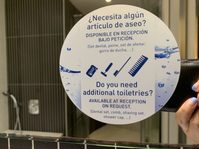 アメニティなし2