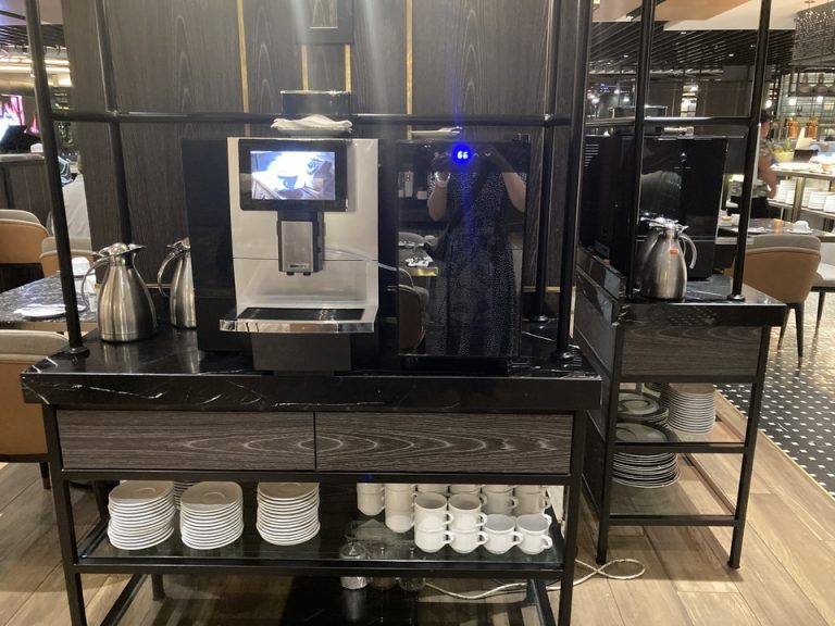 朝食カフェコーナー