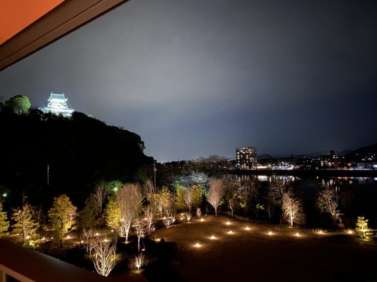 客室からの夜景