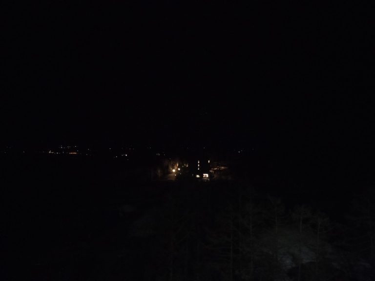 客室からの眺望(夜間)