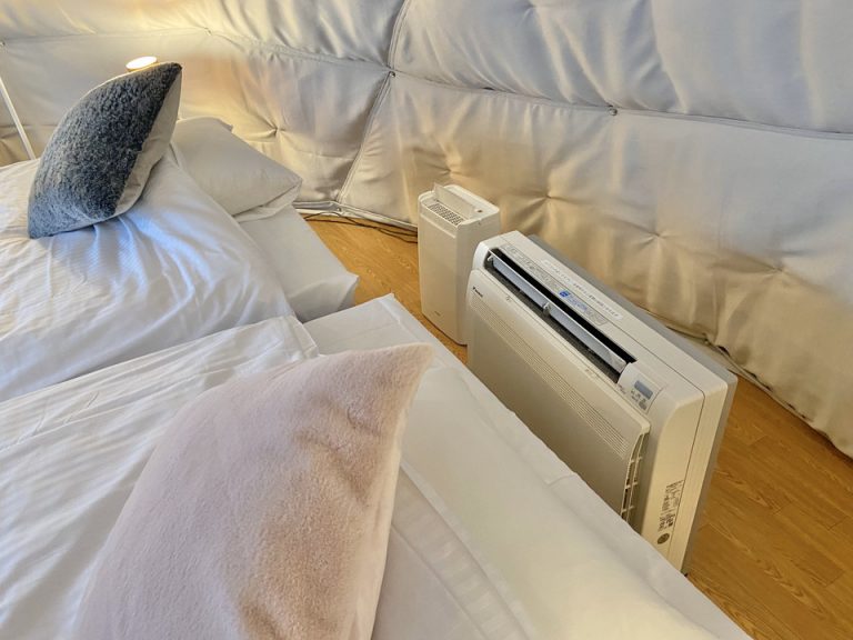 空気清浄機と暖房ヒーター