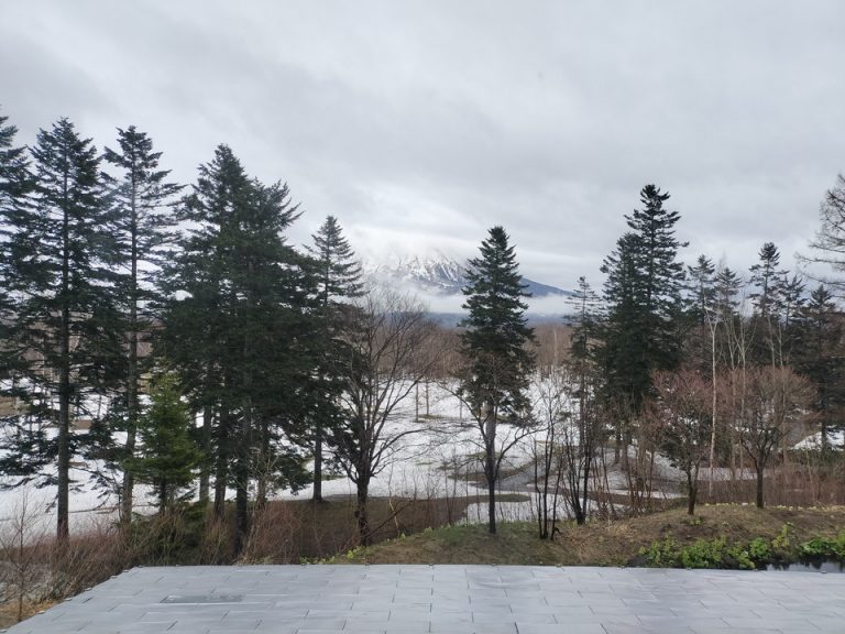 朝食会より羊蹄山