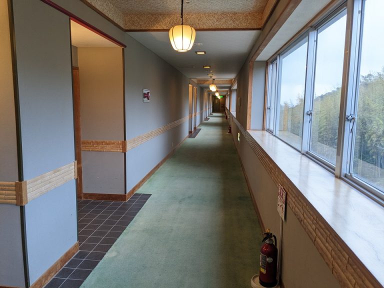 客室入口付近廊下