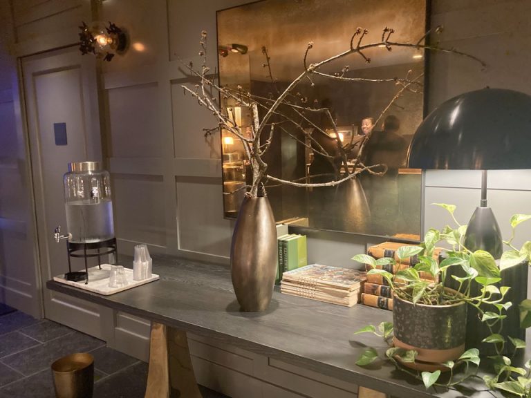 ロビーのカウンター