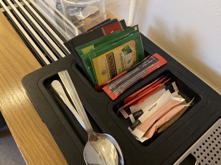 紅茶やコーヒーのアメニティ