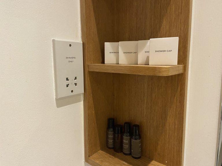 バスルームのアメニティ