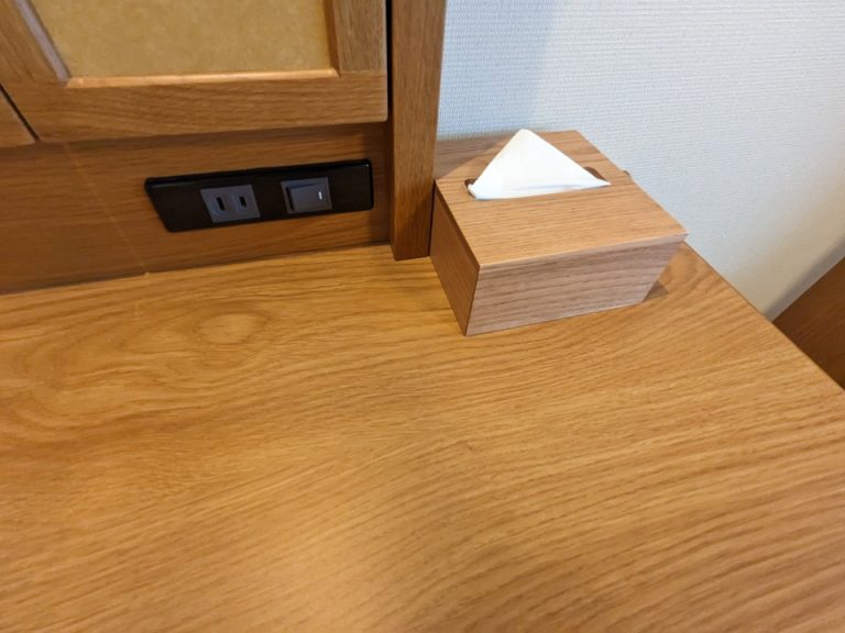 化粧台のコンセント