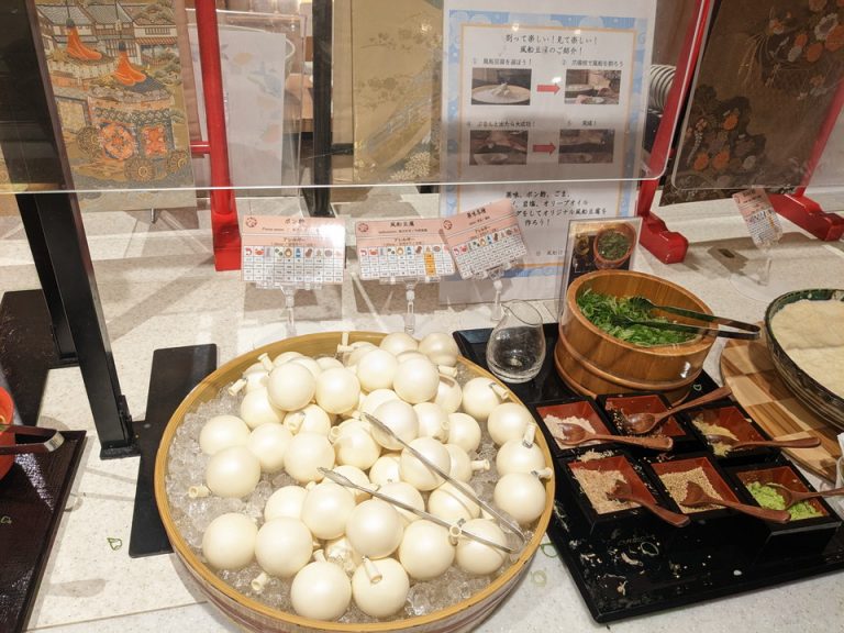 風船豆腐コーナー