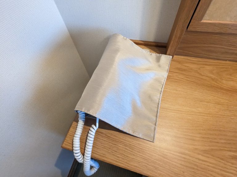 電話機にカバー