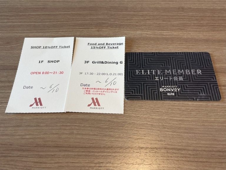 ルームキー、割引券