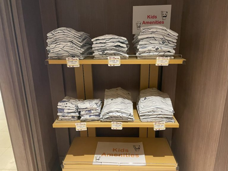 アメニティコーナー 子供用浴衣
