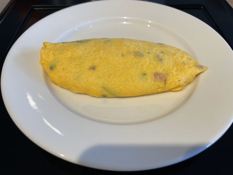 オーダーシートを使ったオムレツ