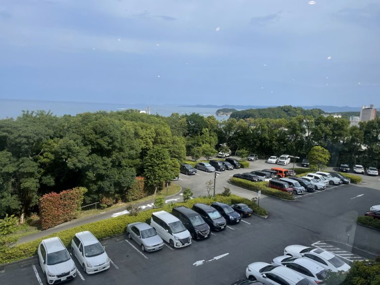 朝食会場からの景色