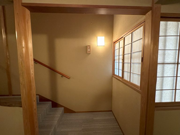 お部屋入口 夕霧という部屋でした