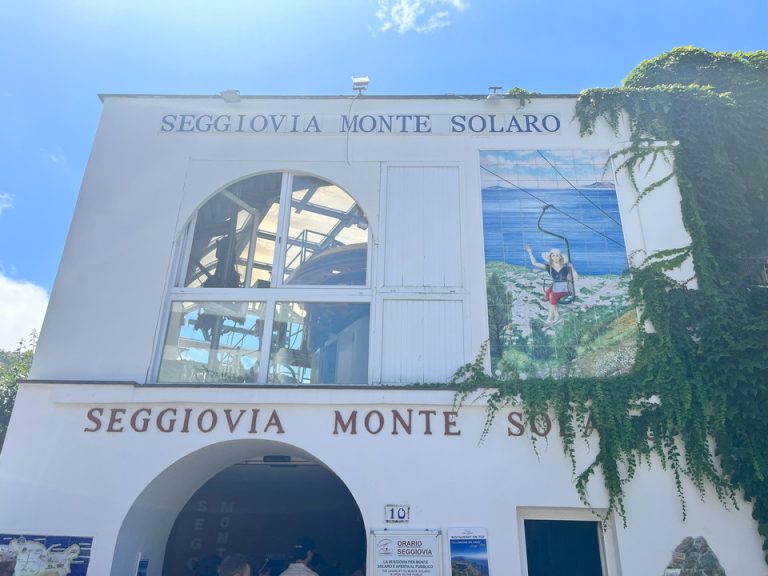 ソラーロ山のリフト