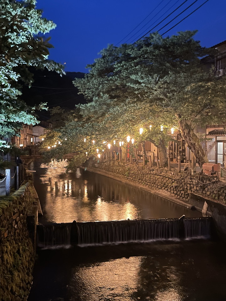 城崎温泉街風景